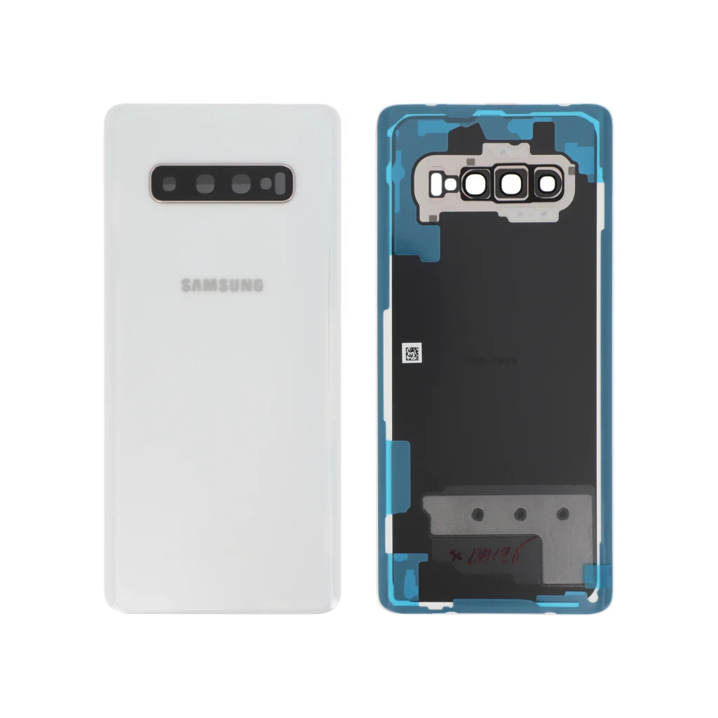 Tampa Traseira Samsung para Galaxy S10+ Cerâmica Branca (SERVICE PACK)