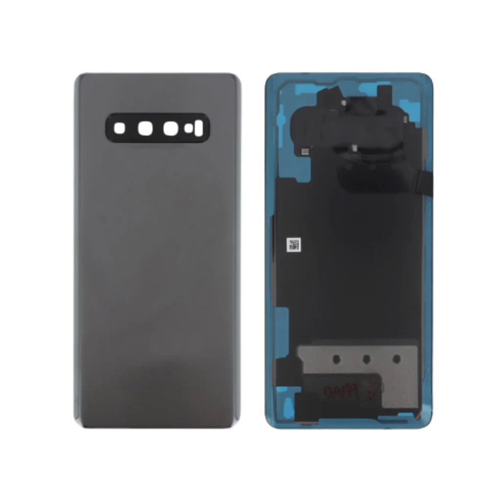 Tampa Traseira Samsung para Galaxy S10+ (G975F) - Cerâmica Preta (SERVICE PACK)