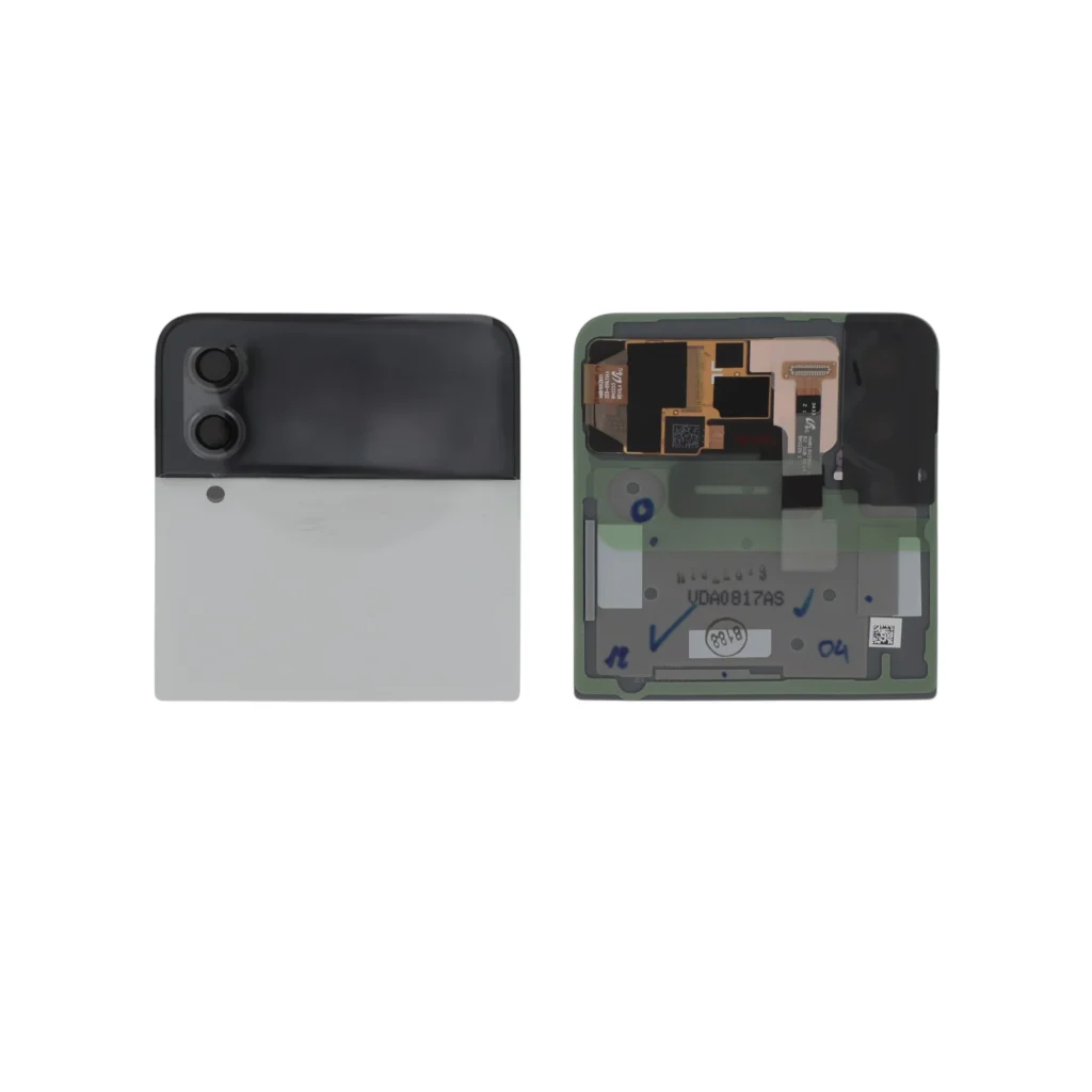Tampa Traseira Superior Branca para Samsung Galaxy Z Flip4 (F721B) (SERVICE PACK)
