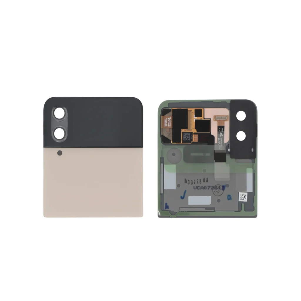 Tampa Traseira Superior Dourada para Samsung Galaxy Z Flip4 (F721B) (SERVICE PACK)