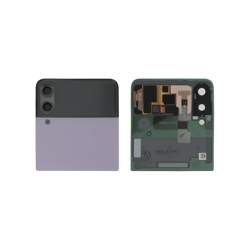 Tampa Traseira Superior Lavanda para Samsung Galaxy Z Flip3 5G (SERVICE PACK)