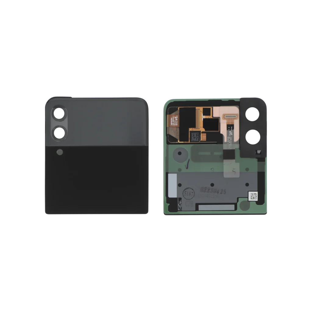 Tampa Traseira Superior para Samsung Galaxy Z Flip3 5G (F711B) - Preta (SERVICE PACK)