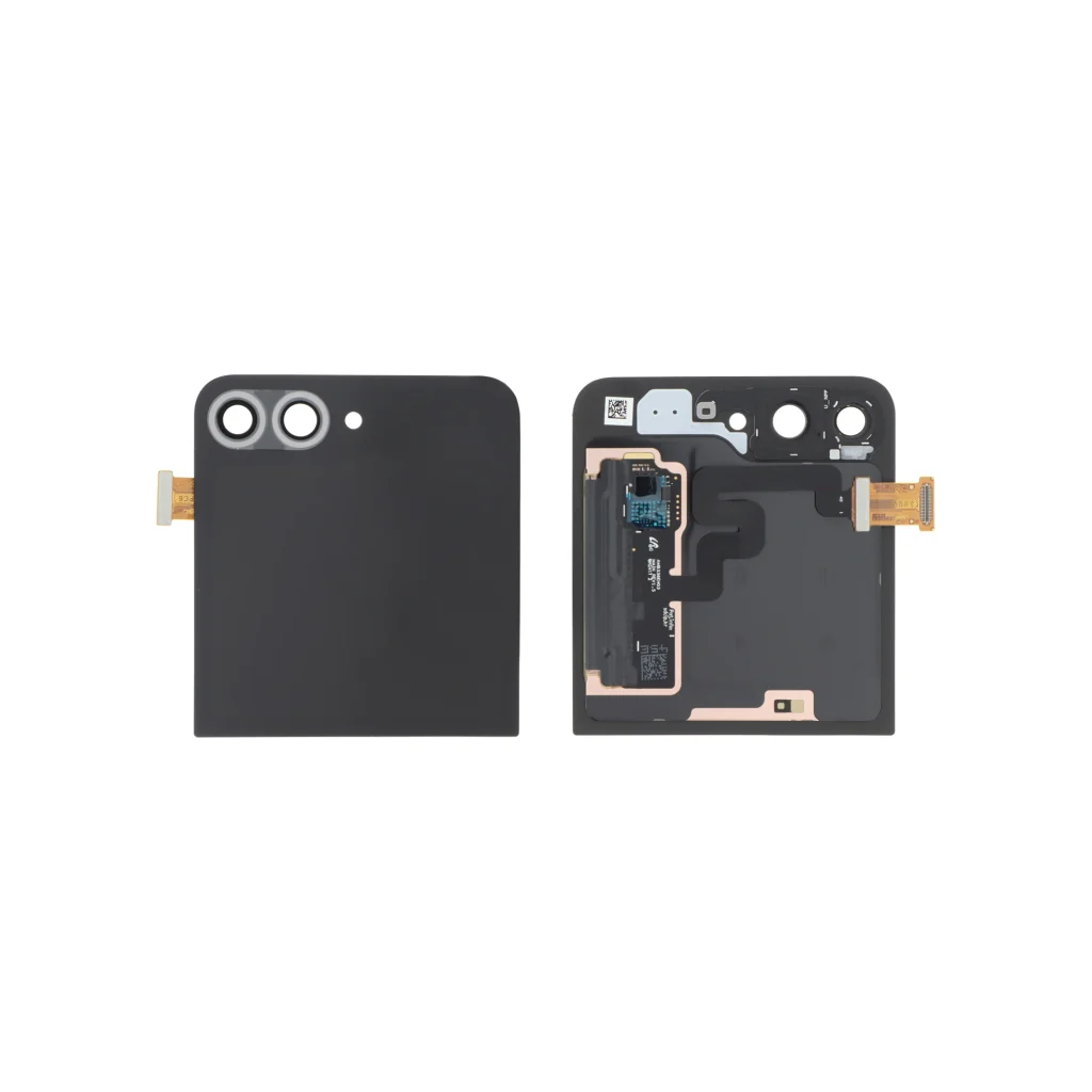 Tampa Traseira Superior Prateada para Samsung Galaxy Z Flip6 (F741B) (SERVICE PACK)