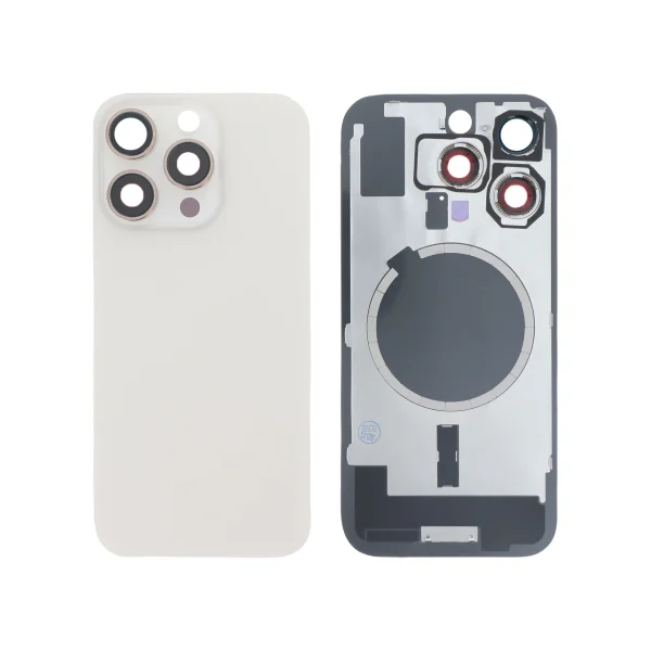 Tampa Traseira Titânio Areia para iPhone 16 Pro (com MagSafe)