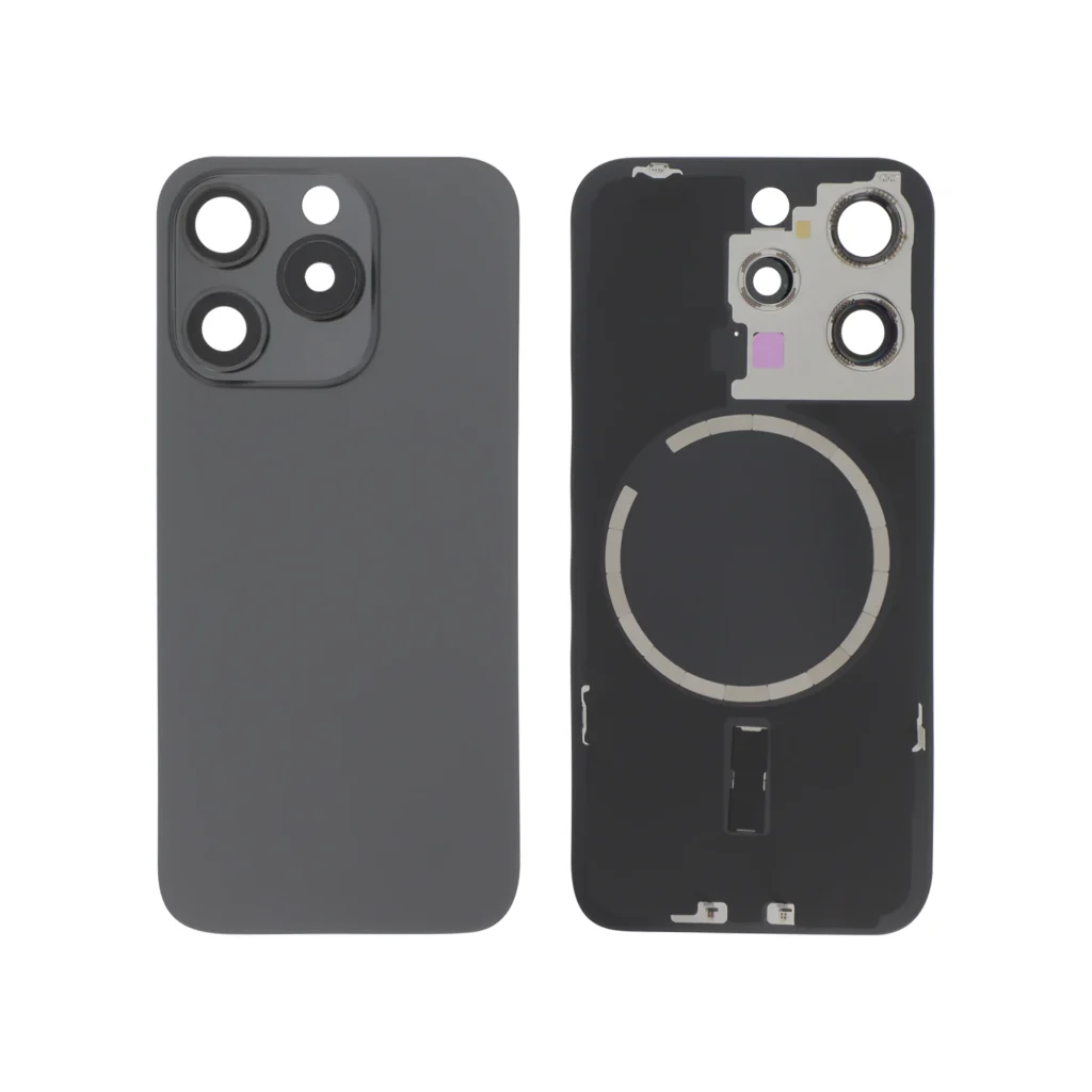 Tampa Traseira Titânio Preta para iPhone 15 Pro
