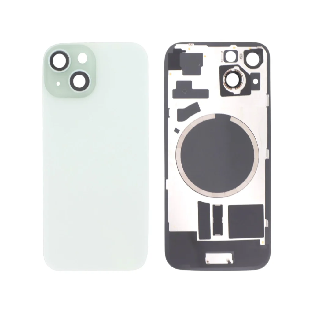 Tampa Traseira Verde para iPhone 15 (com MagSafe)