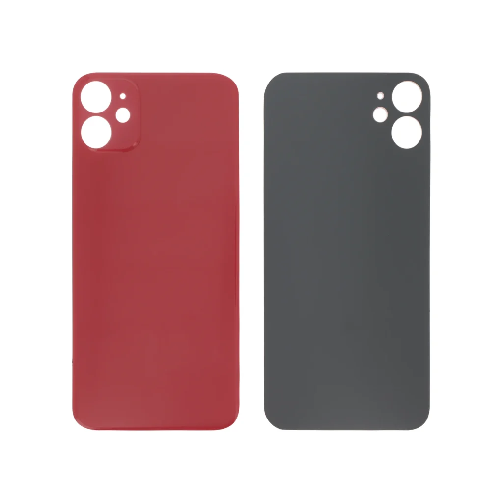 Tampa Traseira Vermelha para iPhone 11 (Orifício Grande)