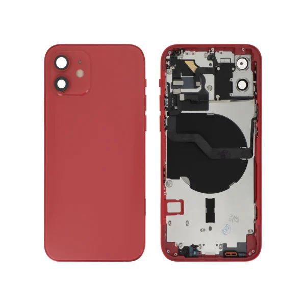 Tampa Traseira Vermelha para iPhone 12