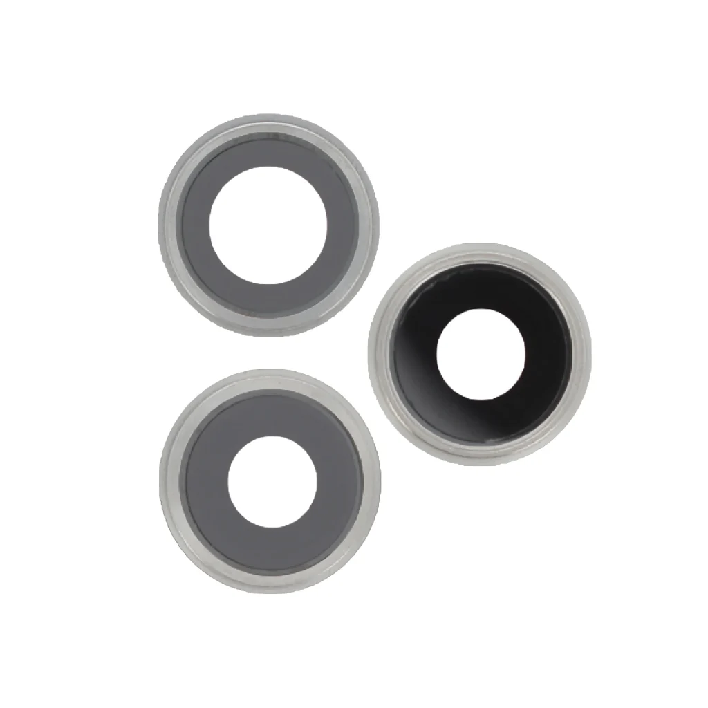 Vidro da Lente da Câmara traseira com Frame para iPhone 12 Pro Max (Prateado) | IP12PM-Lente - OEM ReLife