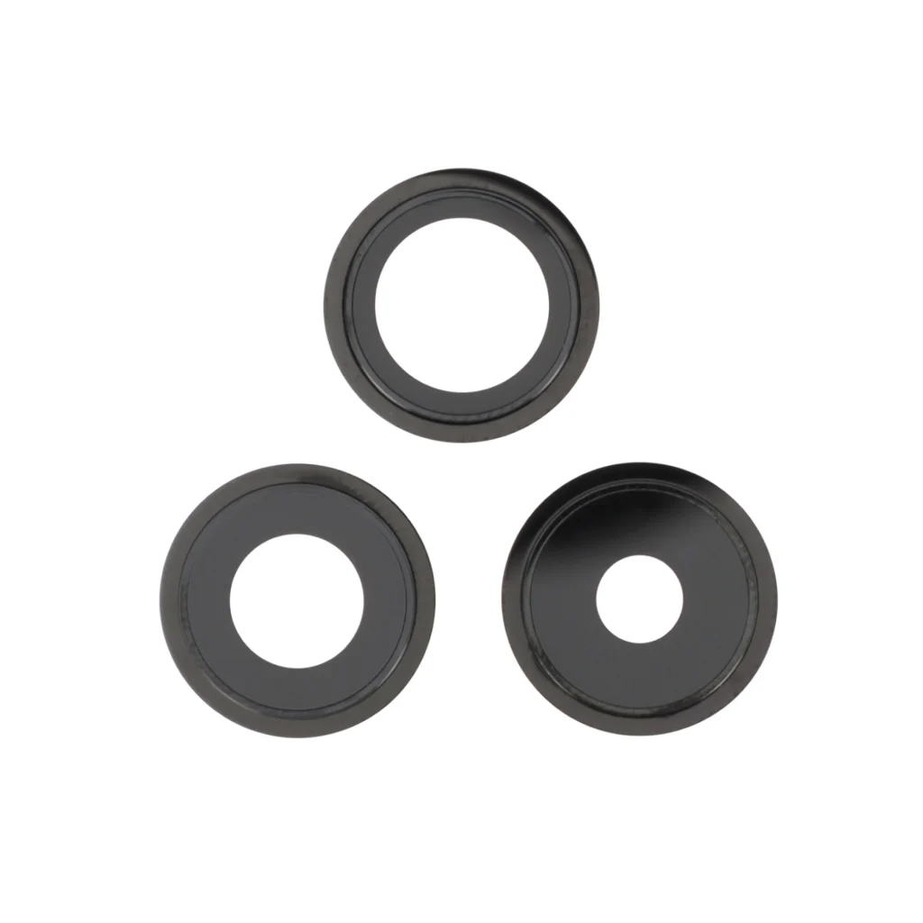 Vidro da Lente da Câmara traseira para iPhone 14 Pro / 14 Pro Max Preto - OEM ReLife