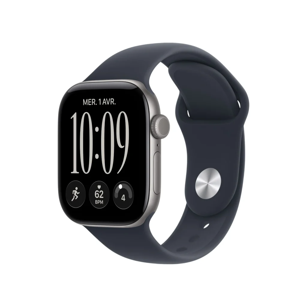 Apple Watch Series 12 42mm Space Gray (GPS) (with Sport Band Blue Marine) (S/M)