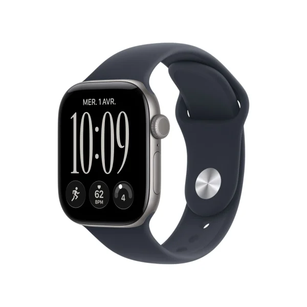 Apple Watch Series 12 42mm Space Gray (GPS) (with Sport Band Blue Marine) (S/M)