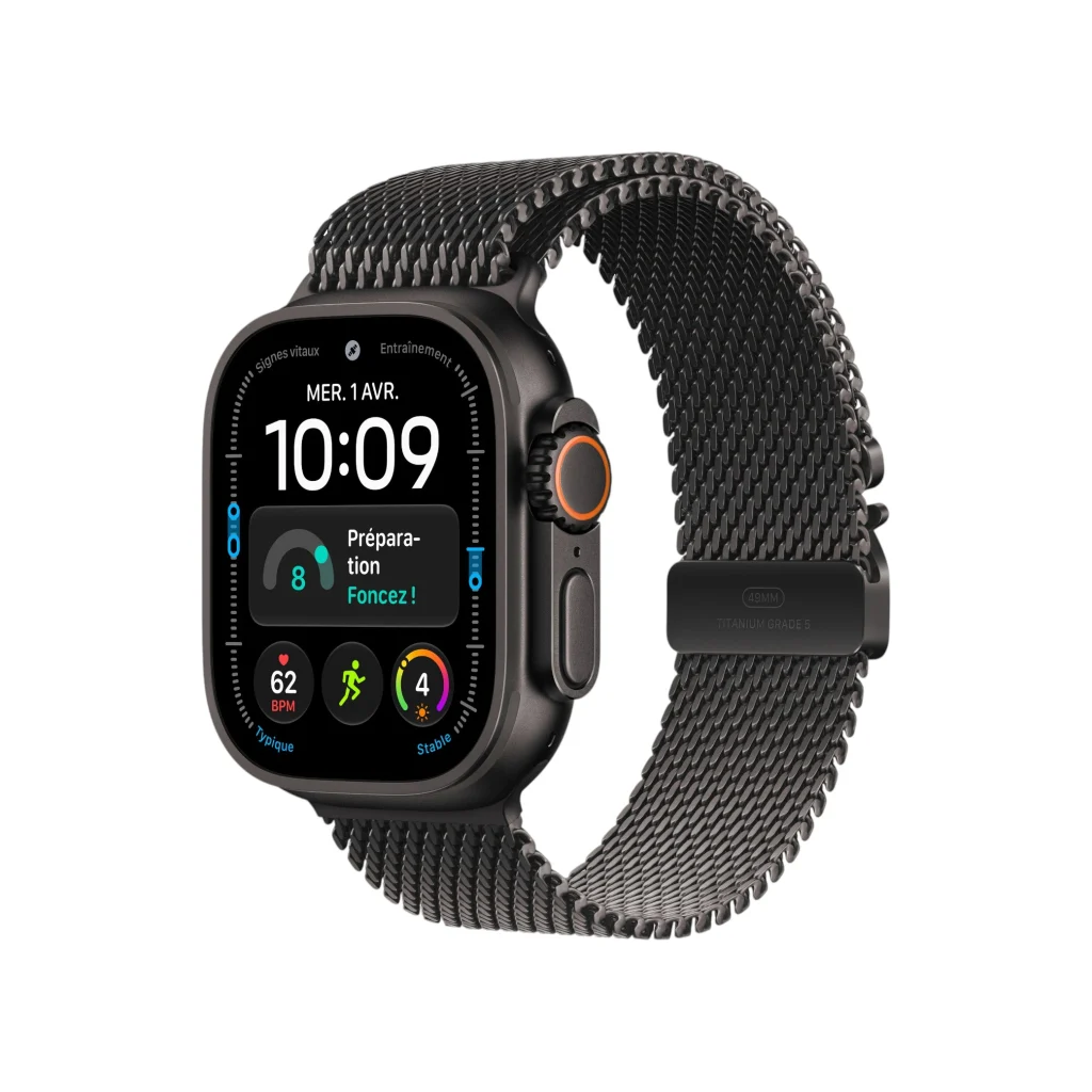 Apple Watch Ultra 4 49mm Black Titanium (GPS + Cellular) (with Black Titanium Milanese Loop) (L)
