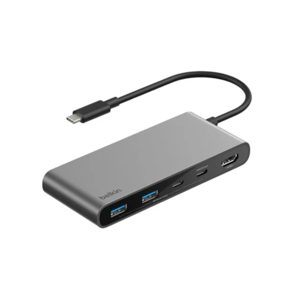 BELKIN 7-in-1 USB-C Hub (Cinzento Sideral)