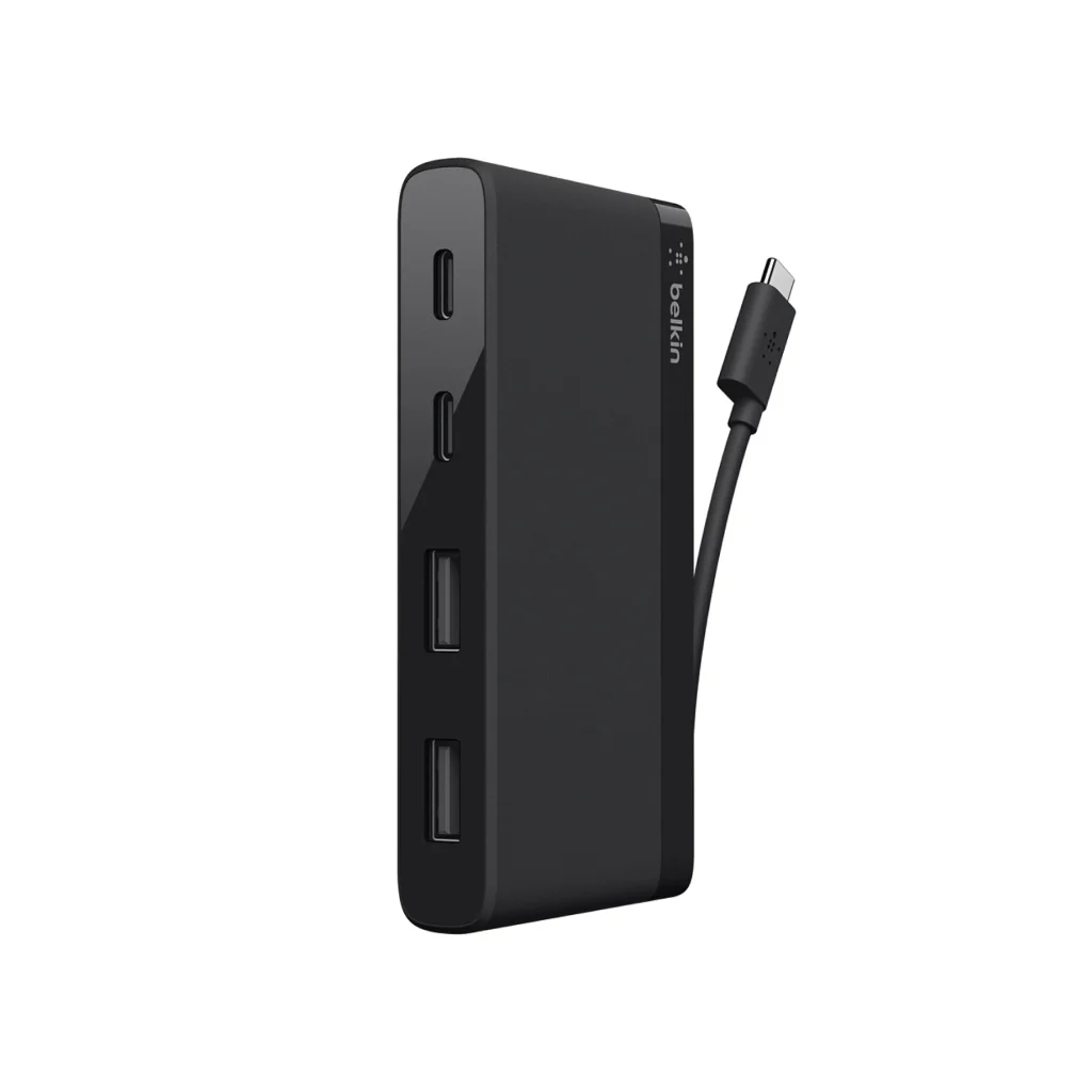 BELKIN Mini Hub 4 ports (Includes Cable USB-C) (Preto)