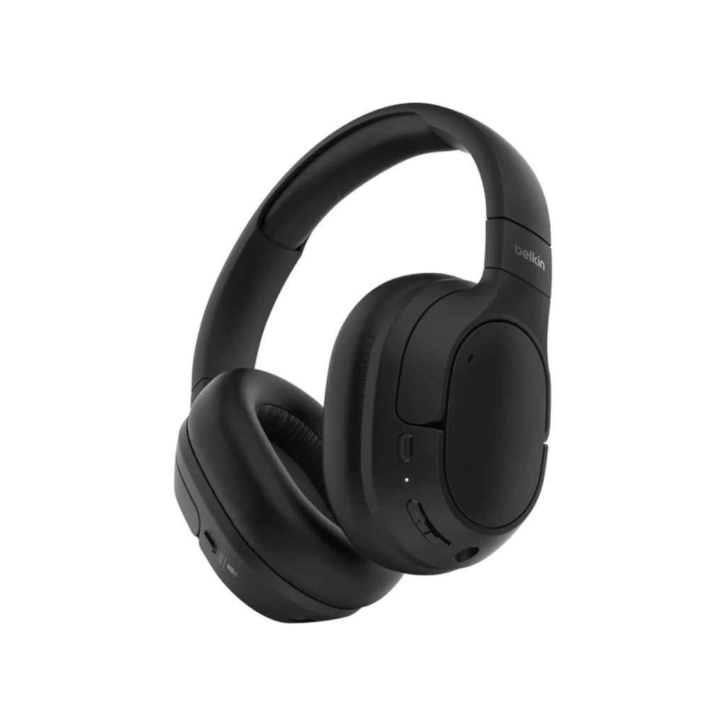 BELKIN SoundForm Isolate Áudio Headphones com ANC (Preto)