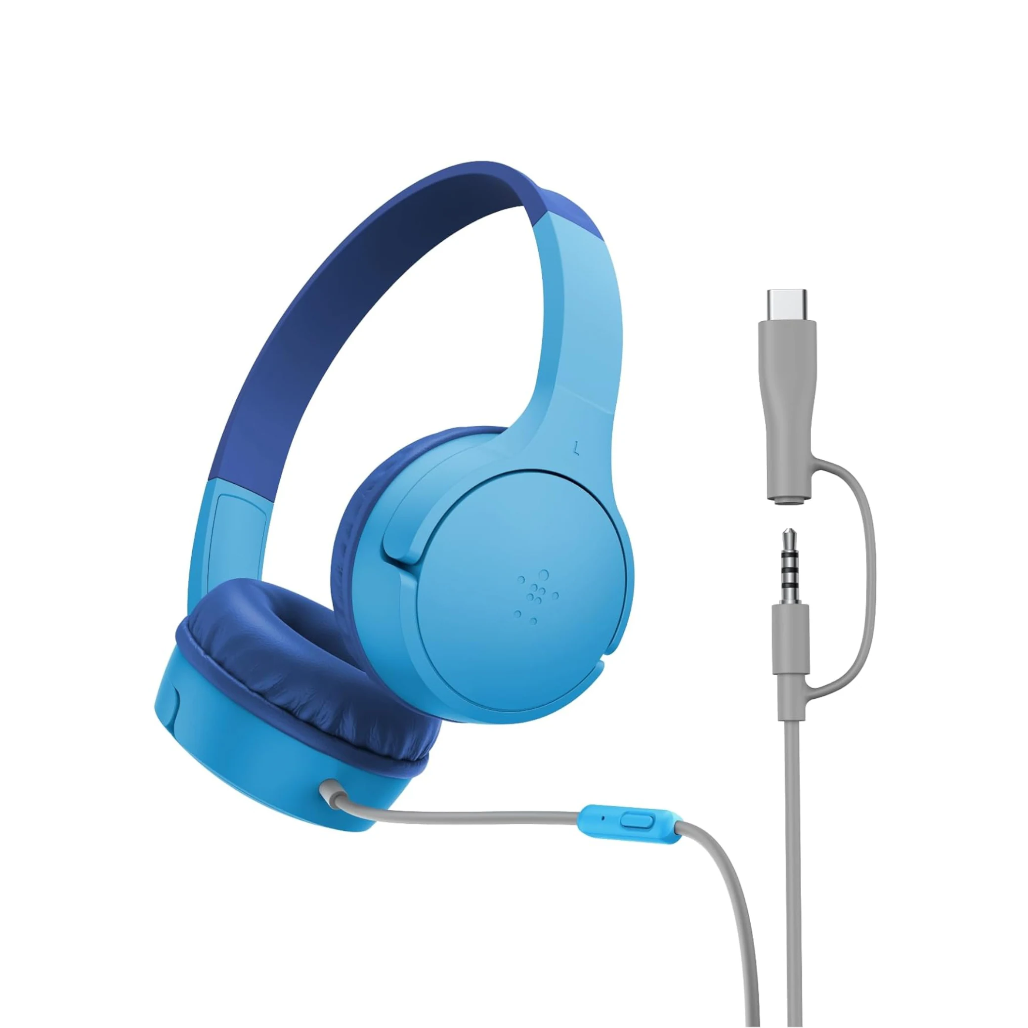 belkin-soundform-mini-wired-kids-headset-usb-c-jack-azul-1-d521c308bf BELKIN Soundform Mini Wired Kids Headset (USB-C/Jack) (Azul)