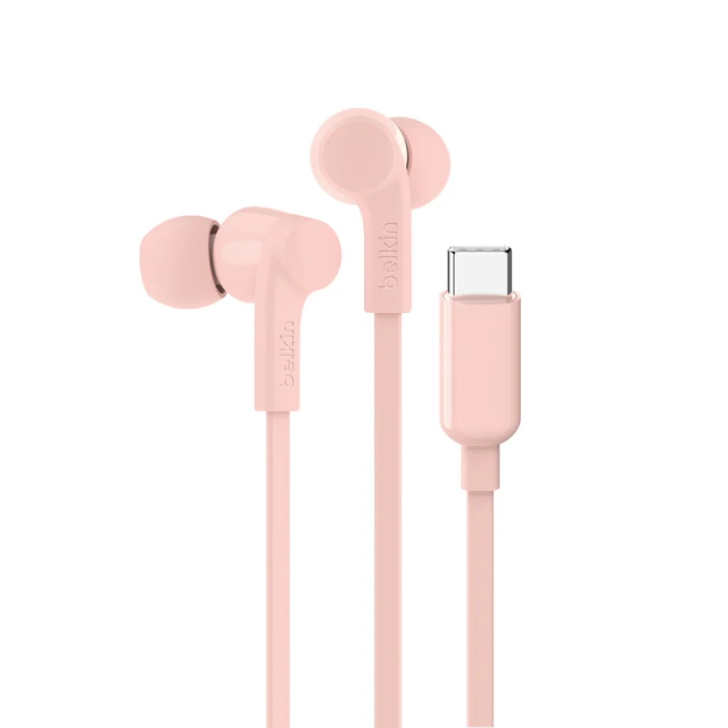 BELKIN SoundForm Wired USB-C Earphones (Rosa)
