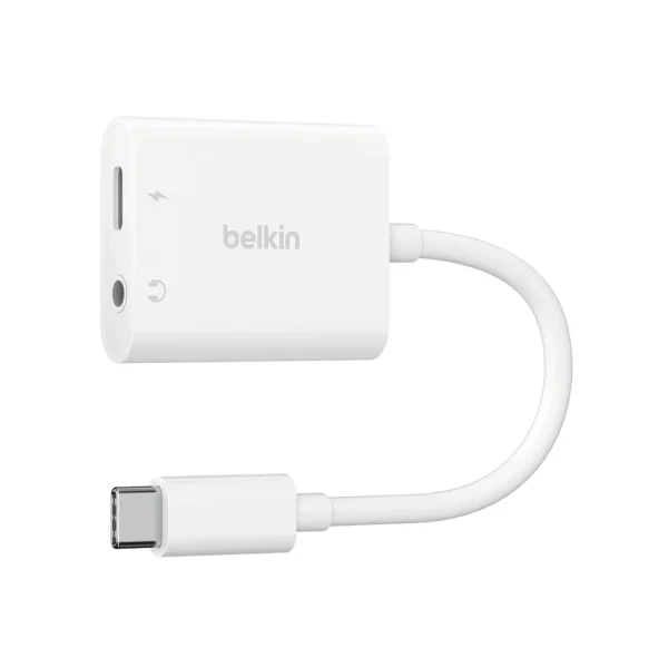 BELKIN USB-C to Jack/USB-C Adapter (Branco)