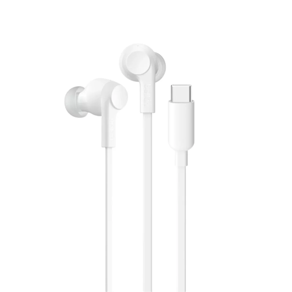 BELKIN Wired USB-C Earphone (Branco)