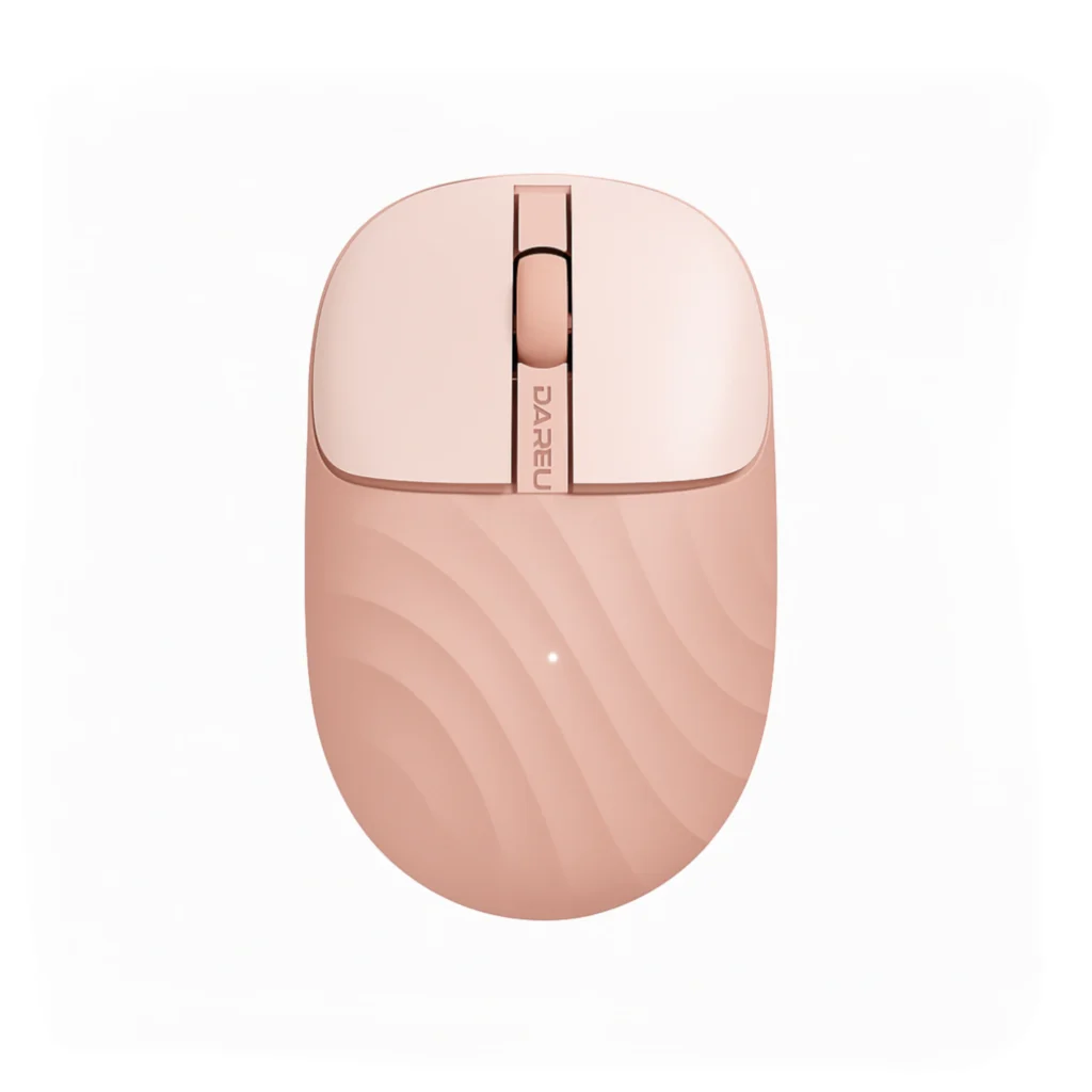 DAREU Bluetooth/Wired Mouse (LM135) (Rosa)