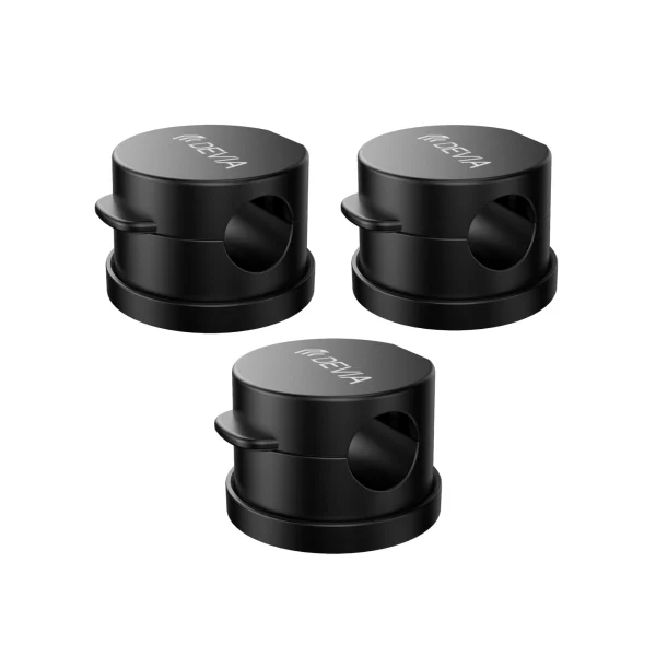 DEVIA Lite1 360° Kit 3 Magnetic Cable Organisers (Preto)
