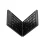 DEVIA Pro1 Foldable Bluetooth Teclado com Touchscreen Touchpad QWERTY (Preto)