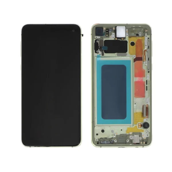Ecrã Display Amarelo OLED para Galaxy S10e (G970F) (Com Frame)
