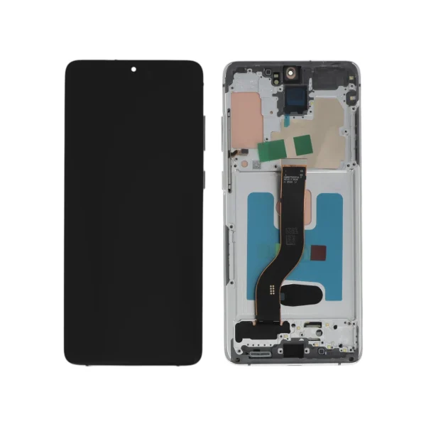 Ecrã Display Branco para Galaxy S20+ (G985) (Soft OLED)