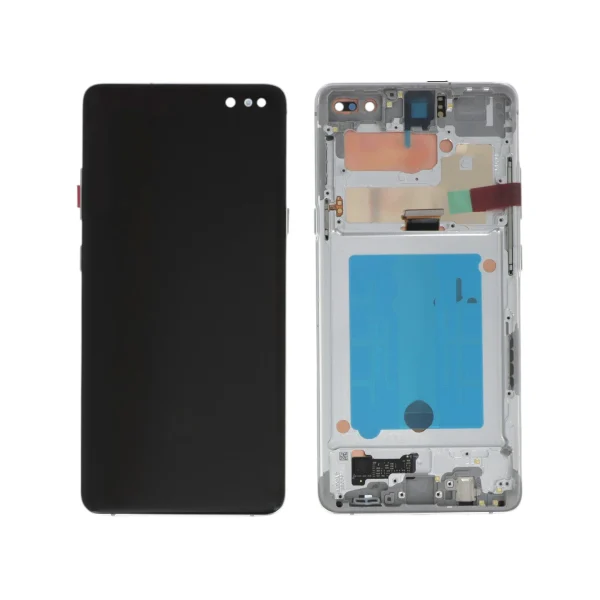 Ecrã Display Prateado OLED para Galaxy S10 5G (G977B) (Com Frame)