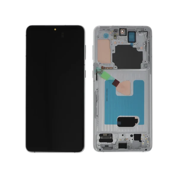Ecrã Display Prateado para Galaxy S21+ (G996) (Soft OLED)