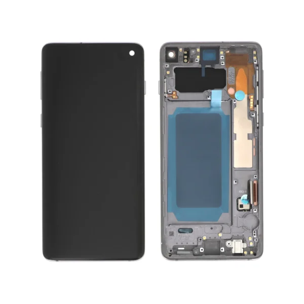 Ecrã Display Preto OLED para Galaxy S10 (Com Frame) (G973F)