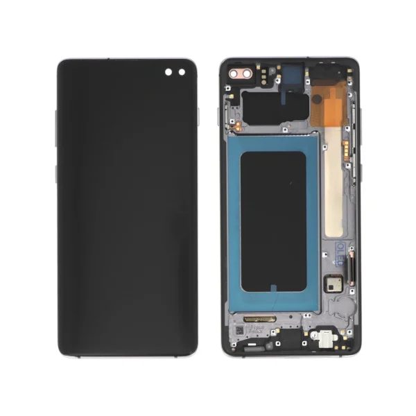 Ecrã Display Preto OLED para Galaxy S10+ (Com Frame) (G975F)