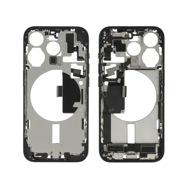 Frame Central Titânio Azul para iPhone 15 Pro (com componentes) Retirado (Grade A)