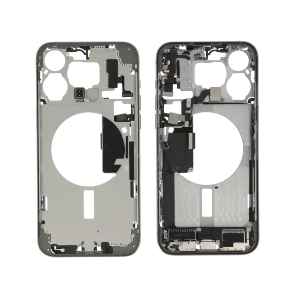 Frame Central Titânio Natural para iPhone 15 Pro Max Retirado (Grade A)