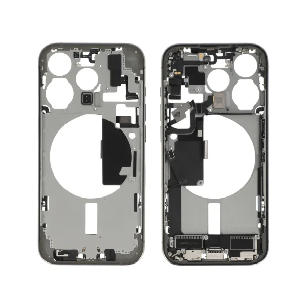 Frame Central Titânio Natural para iPhone 15 Pro Retirado (Grade A)
