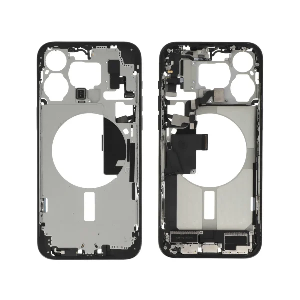 Frame Central Titânio Preto para iPhone 15 Pro Max Retirado (Grade A)