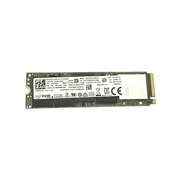 Intel SSD M2 NVMe (256 GB) (Refurbished)