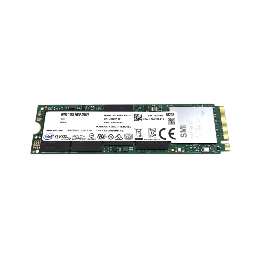 Intel SSD M2 NVMe (512 GB) (Refurbished)