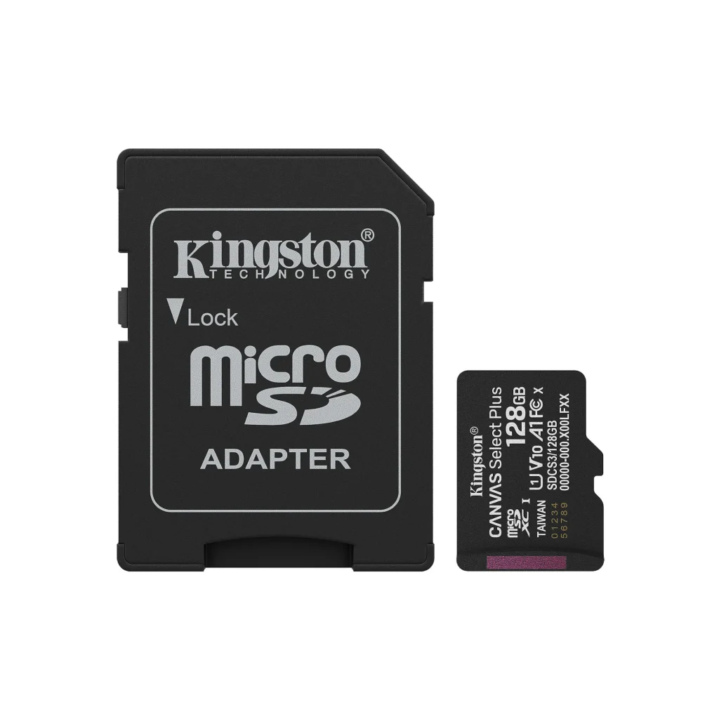 KINGSTON Canvas Select Plus Gen3 MicroSD 128GB
