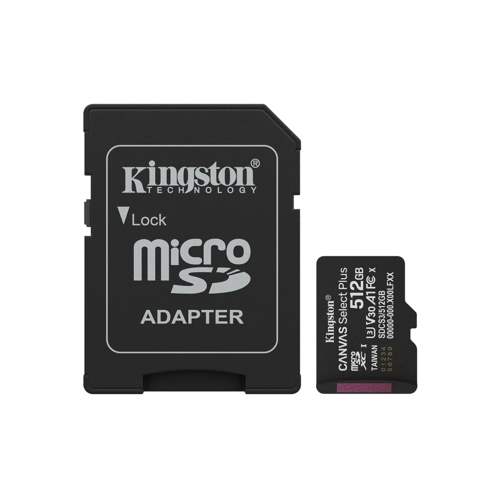 KINGSTON Canvas Select Plus Gen3 MicroSD 512GB