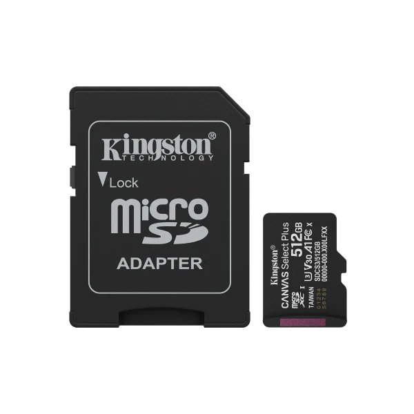 KINGSTON Canvas Select Plus Gen3 MicroSD 512GB