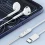 USAMS Digital Wired Earphones USB-C 1,2m (Branco)