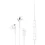 USAMS Lightning Wired Earphones 1,2m (Branco)