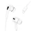 USAMS Lightning Wired Earphones 1,2m (Branco)