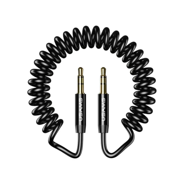 USAMS Spring Áudio Cable 1.2m (Preto)