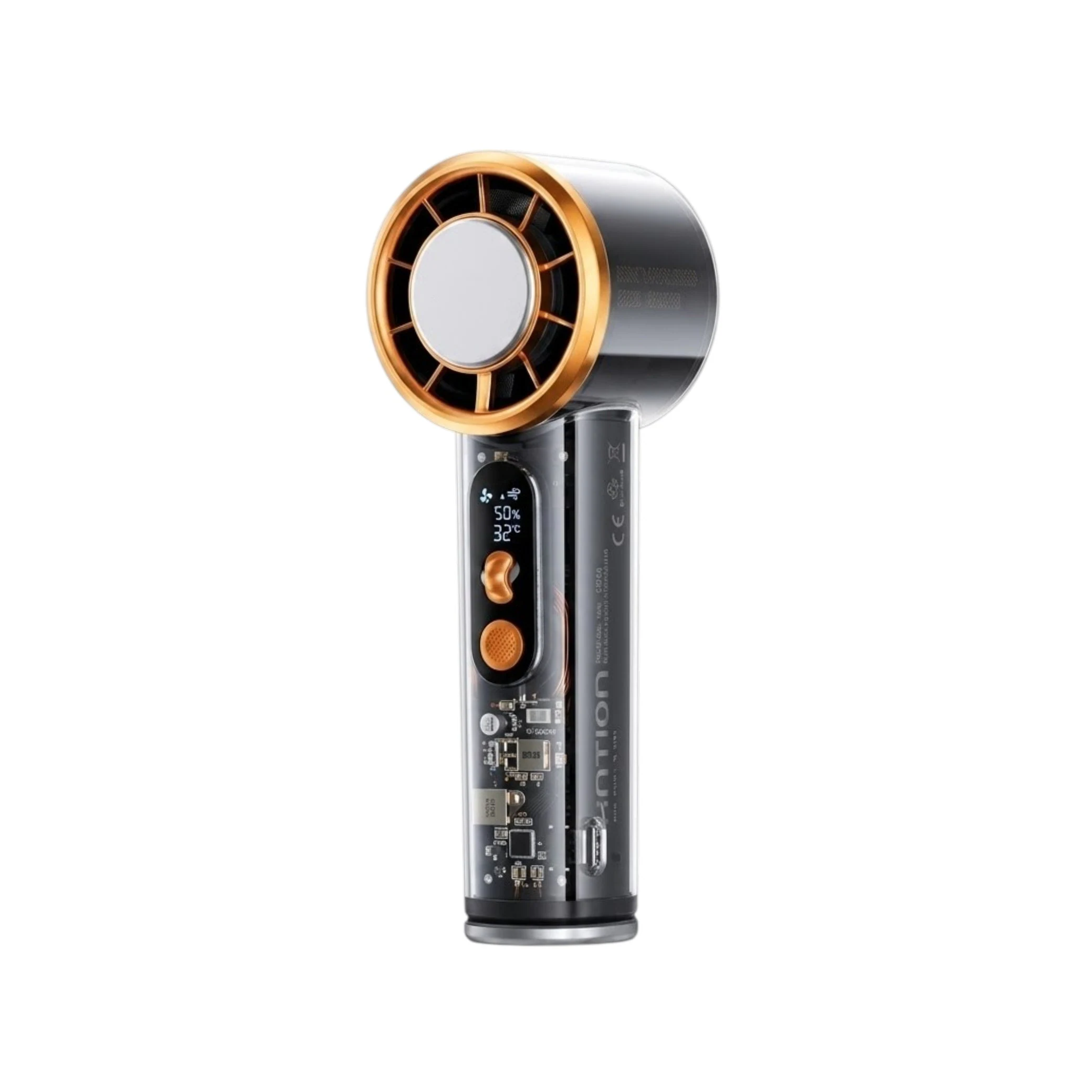 vention-cristal-01s-portable-fan-cinzento-1-fc91bbb699 VENTION Cristal 01S Portable Fan (Cinzento)