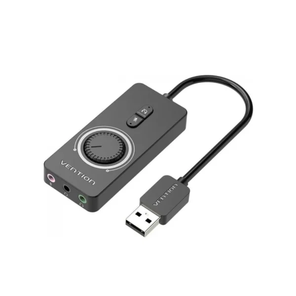 VENTION Externo USB Sound Card com Volume Control