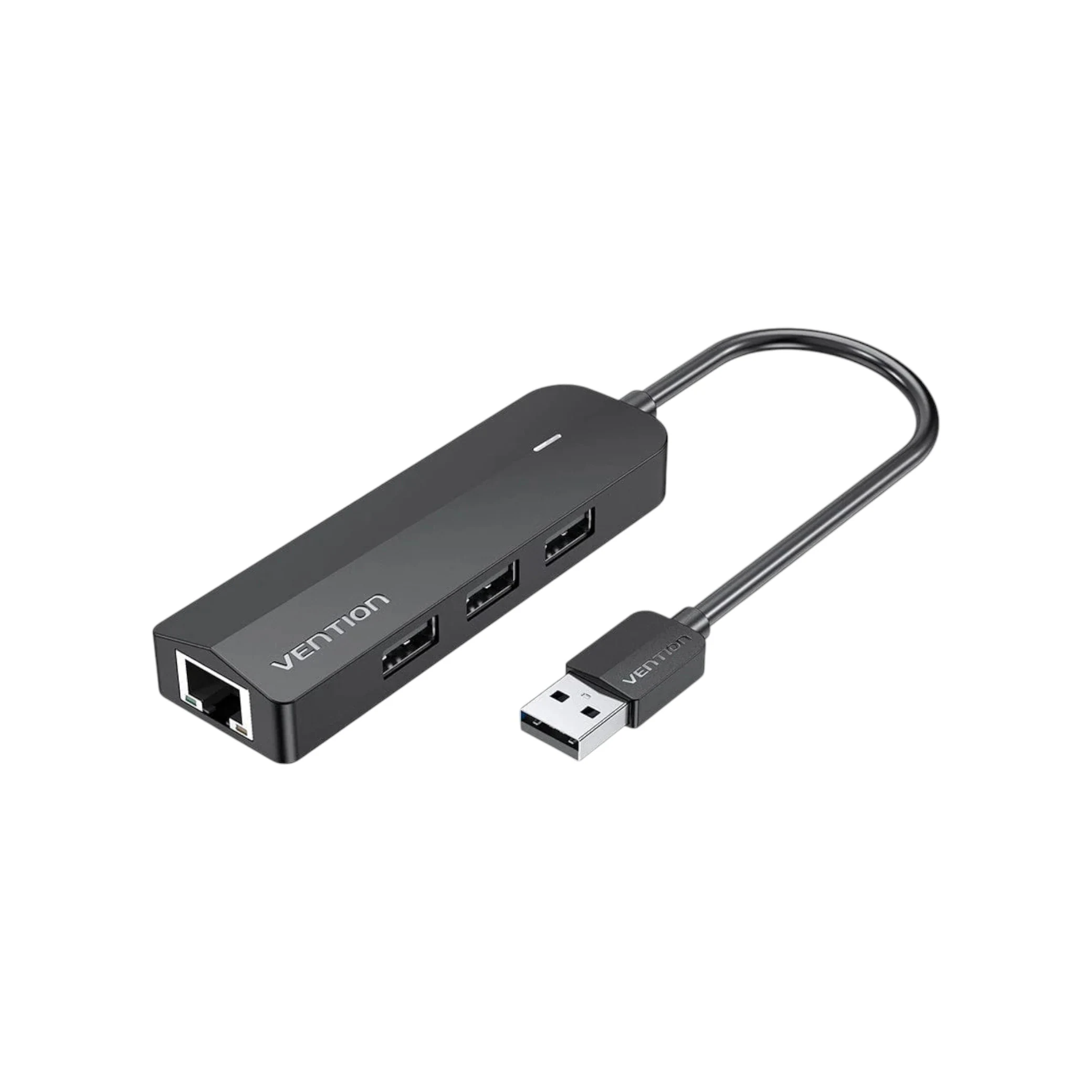 vention-hub-3-ports-usb-2-0-ethernet-adapter-100m-0-15m-preto-1-e23afb6a46 VENTION Hub 3 Ports USB 2.0 + Ethernet Adapter 100M 0.15m (Preto)