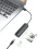 VENTION Hub 3 Ports USB 2.0 + Ethernet Adapter 100M 0.15m (Preto)